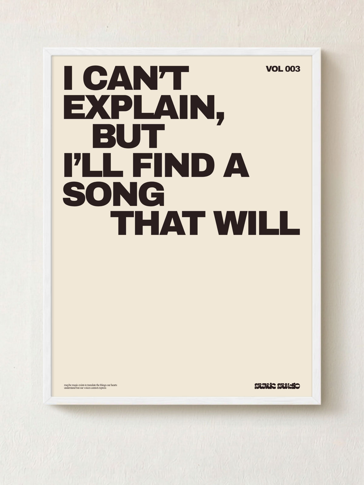 Let the Song Explain Vol. 3